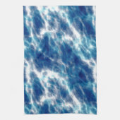 ブルーウォーター大理石 キッチンタオル (縦)