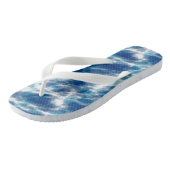 ブルーウォーター大理石 ビーチサンダル (アングル)