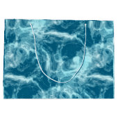 ブルーウォーター大理石 ラージペーパーバッグ (裏面)