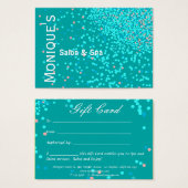 ブルーウォーター抽象芸術スパサロンギフト券 (正面&裏面)