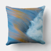 ブルーウォーター抽象芸術(カナダ) クッション (裏面)