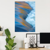 ブルーウォーター抽象芸術（カナダ） ポスター (ホームオフィス)