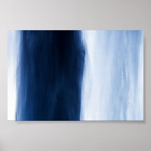 ブルーウォーター抽象芸術 ポスター (正面)