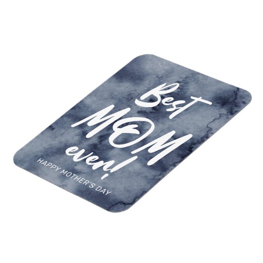 ブルーウォーター最高のカラースプラッシュ母の日 マグネット (左側)