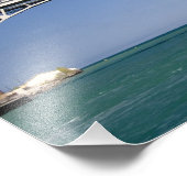 ブルーウォーター橋はツインスパンの橋である フォトプリント (角)