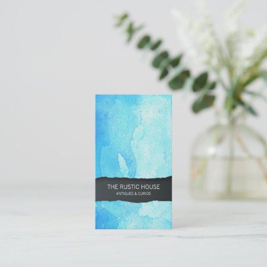 ブルーウォーター洗剤リテール取引名刺 名刺 (スタンド正面)