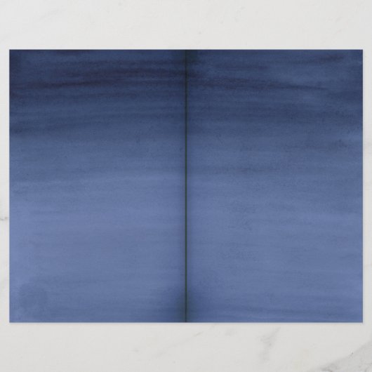 ブルーウォーター洗面スクラップブック紙 (正面)