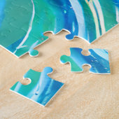 ブルーウォーター海シーウェーブ ジグソーパズル (側面)