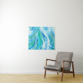 ブルーウォーター海シーウェーブ タペストリー (インサイチュ(横))