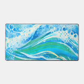 ブルーウォーター海シーウェーブ デスクマット (正面)