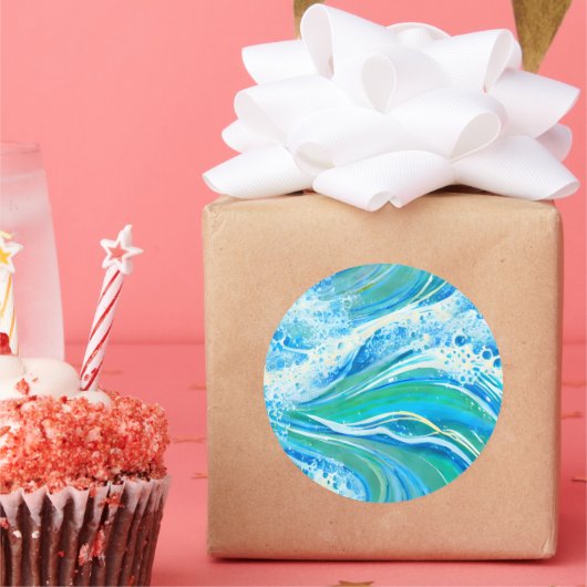 ブルーウォーター海シーウェーブ ラウンドシール (パーティー)