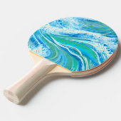 ブルーウォーター海シーウェーブ 卓球ラケット (正面アングル)