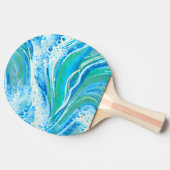 ブルーウォーター海シーウェーブ 卓球ラケット (横)