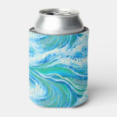 ブルーウォーター海シーウェーブ 缶クーラー (缶正面)