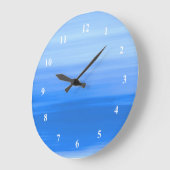 ブルーウォーター海海 ラージ壁時計 (傾斜)
