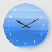 ブルーウォーター海海 ラージ壁時計 (正面)