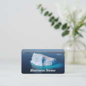 ブルーウォーター澄ん名刺にアイスバーグ 名刺 (スタンド正面)