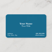 ブルーウォーター澄ん名刺にアイスバーグ 名刺 (裏面)