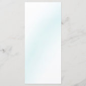 ブルーウォーター結婚カラー波 メニュー (裏面)