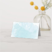 ブルーウォーター結婚カラー プレイスカード (裏面)