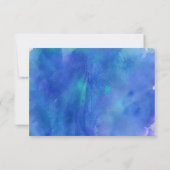 ブルーウォーター結婚カラー 出欠カード (裏面)