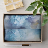 ブルーウォーター色あじさいデクページ 薄葉紙 (ギフト)