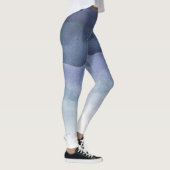 ブルーウォーター色のグラデーションレギンス レギンス (右)