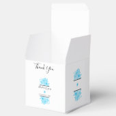 ブルーウォーター色のフローラ結婚ズ フェイバーボックス (オープン)