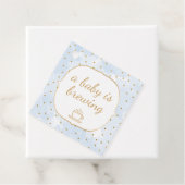 ブルーウォーター色のベビーは赤ちゃんシャワーの好意を醸造している フェイバータグ (インサイチュ)