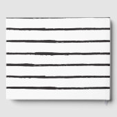 ブルーウォーター色の蝶結婚ズゲストブック ゲストブック (裏面)