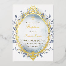 ブルーウォーター色シルバーフレーム冬バプテスマ