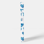 ブルーウォーター色ハートiPhoneケース Case-Mate iPhoneケース (裏面 / 左)