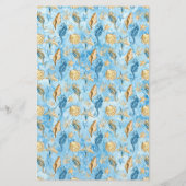 🌊ブルーウォーター色ビーチをテーマにしたソープラップ (裏面)