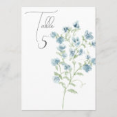 ブルーウォーター色フローラテーブル番号 プログラム (裏面)