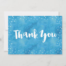 ブルーウォーター色ベビーシャワー |サンキューカード サンキューカード