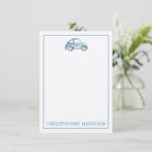 ブルーウォーター色ヴィンテージレトロ乳母車バグカー (スタンド正面)