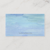 ブルーウォーター色洗花 名刺 (裏面)