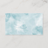 ブルーウォーター色金ゴールド結婚のウェブサイト エンクロージャーカード (裏面)