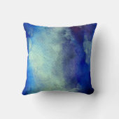 ブルーウォーター色風水スロー用クッション クッション (裏面)