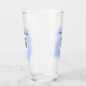 ブルーウォーター色QRスキャンコード追加カスタム文字rusti タンブラーグラス (左)