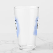 ブルーウォーター色QRスキャンコード追加カスタム文字rusti タンブラーグラス (右)