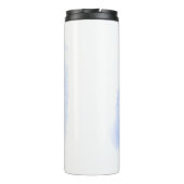 ブルーウォーター色QRスキャンコード追加カスタム文字rusti タンブラー (裏面)