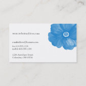 ブルーウォーター花名刺 名刺 (裏面)