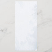 ブルーウォーター葉カラーボタニカルシ結婚ックのメニュー メニュー (裏面)