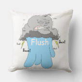 ブルーウォーター装飾用クッション クッション (正面)