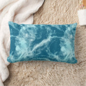ブルーウォーター装飾用クッション ランバークッション (ブランケット)