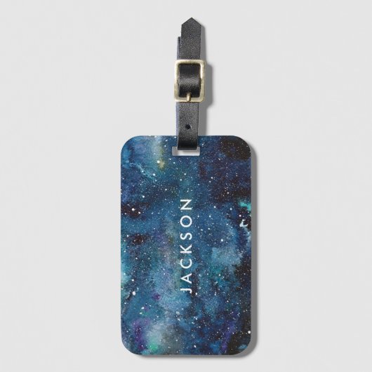 ブルーウォーター銀河系宇宙星名 ラゲッジタグ (正面縦)