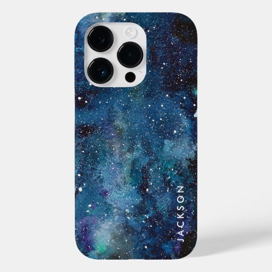 ブルーウォーター銀河系宇宙星名 Case-Mate iPhoneケース (裏面)