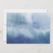 ブルーウォーター・カラー大学院フォトカード 招待状 (裏面)