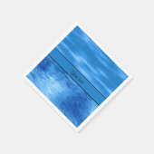 ブルーウォーター スタンダードカクテルナプキン (角)